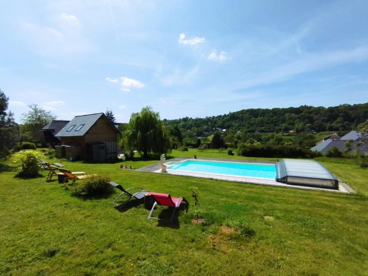 L'Herbe Haute Honfleur Eksteriør billede