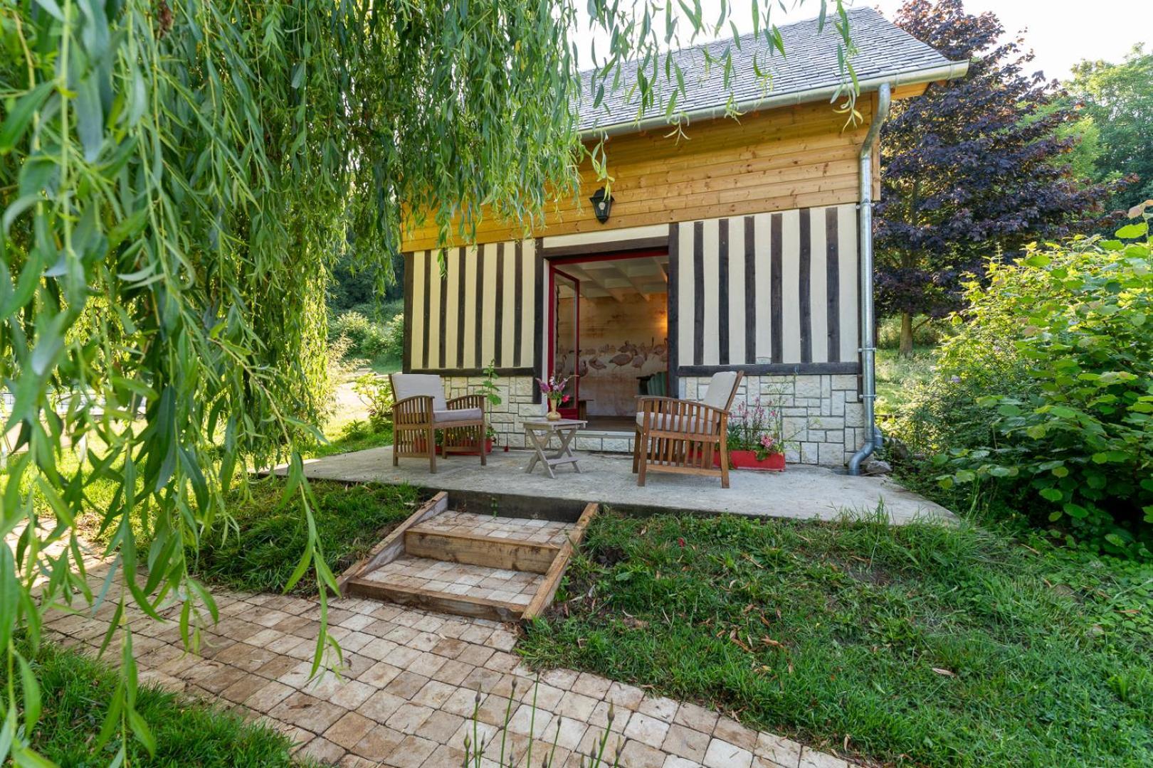 L'Herbe Haute Honfleur Eksteriør billede